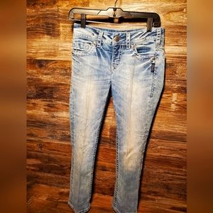 SILVER brand SUKI style Women's Jeans 27 x 26 NICE Embroider western jeans